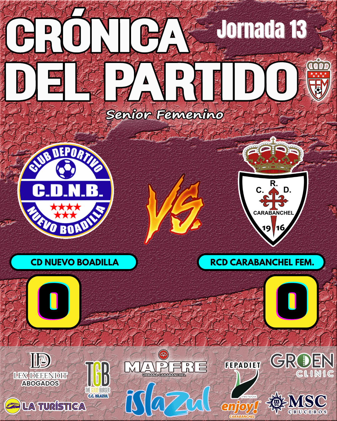 CRONICA FEMENINO vs nuevo boadilla min