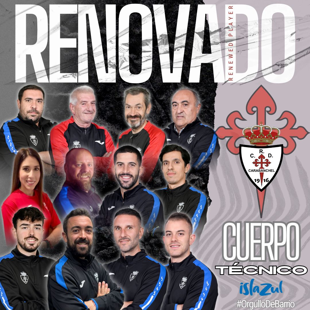RENOVACION Cuerpo Tecnico Carabanchel 25 26