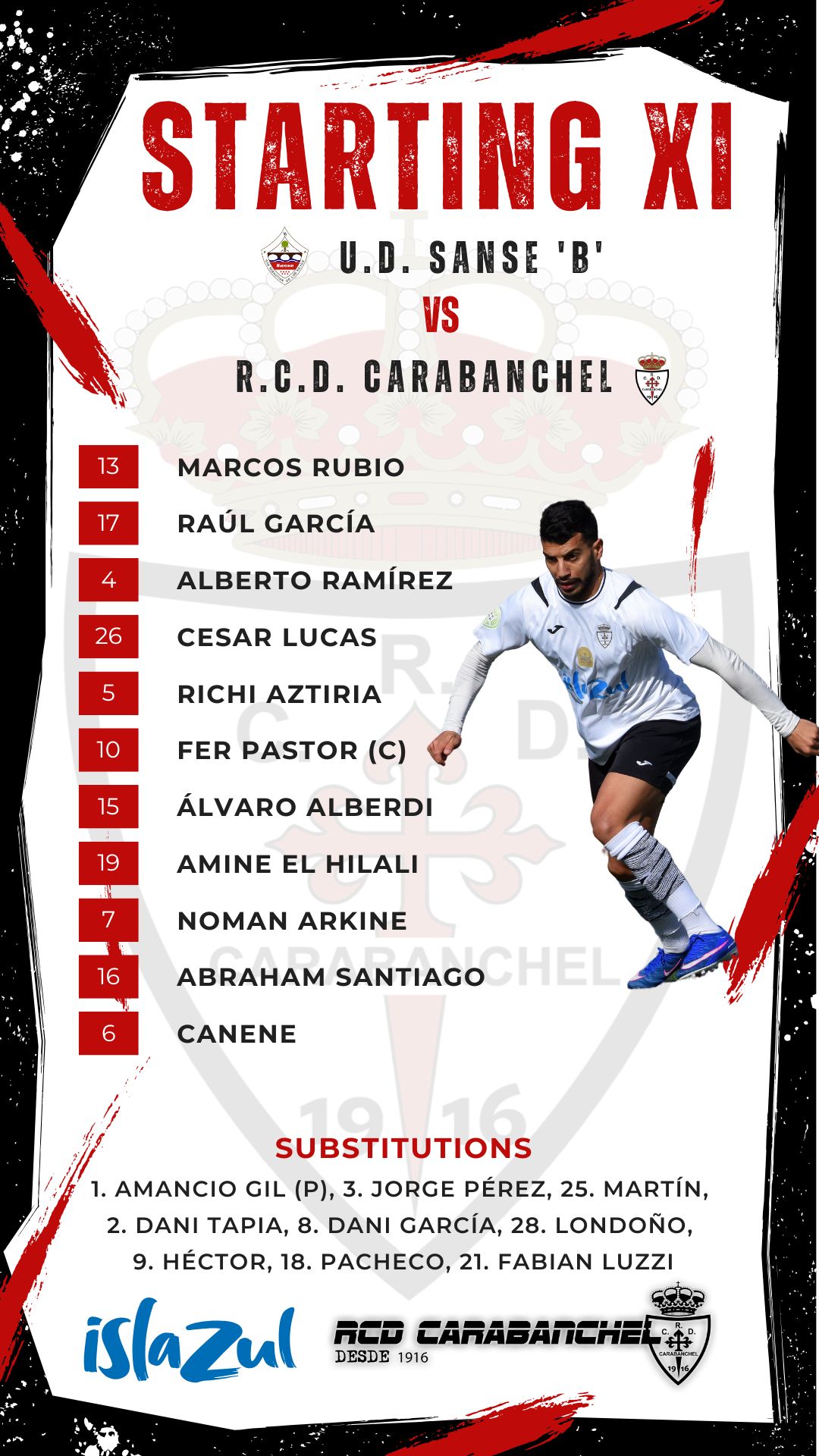 ALINEACION vs Sanse B