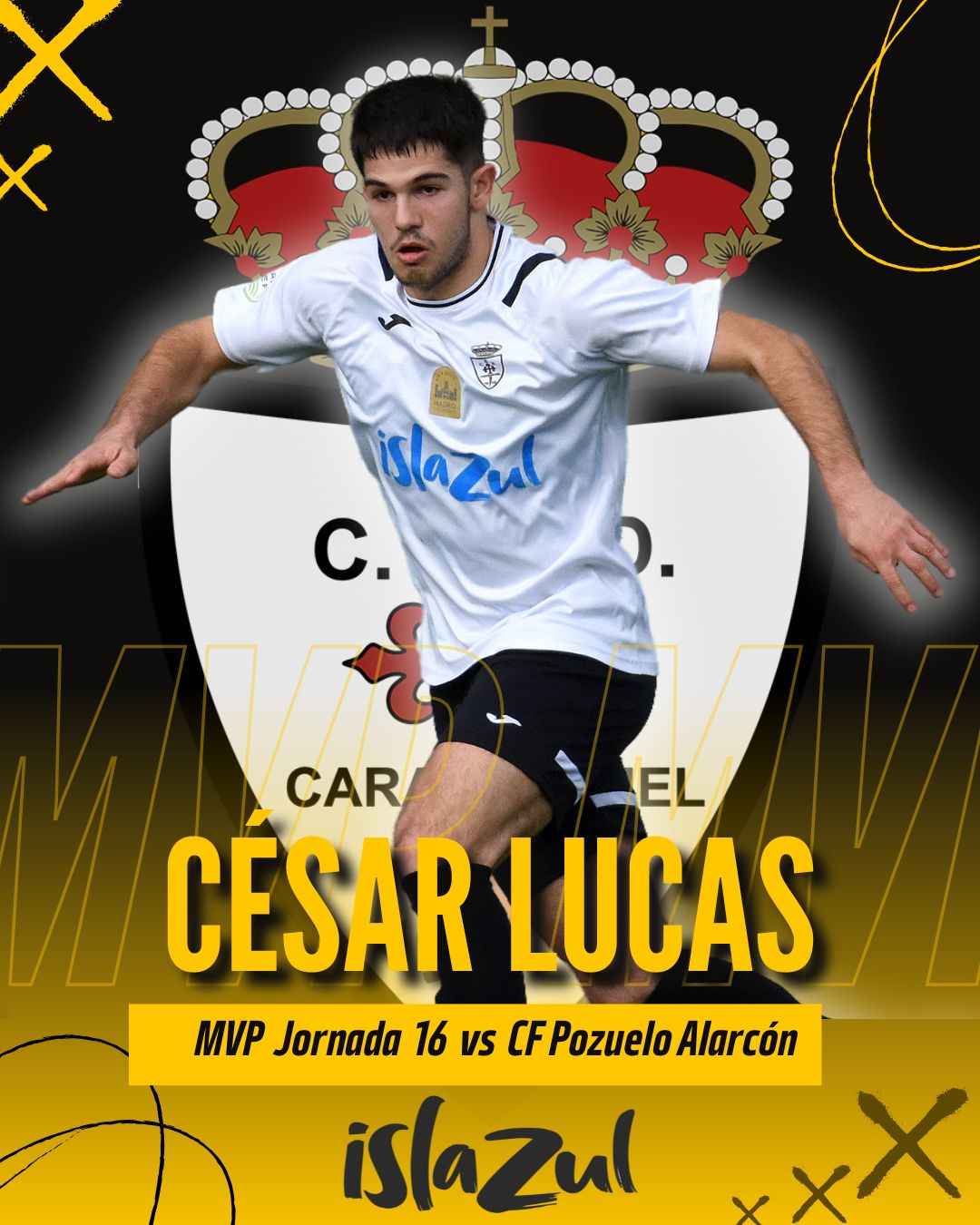 MVP de la Jornada 16 Cesar Lucas