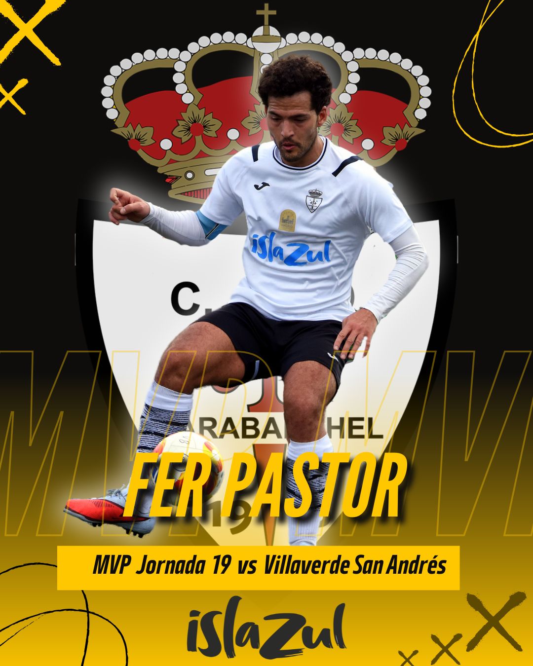 MVP de la Jornada 19 Fer Pastor