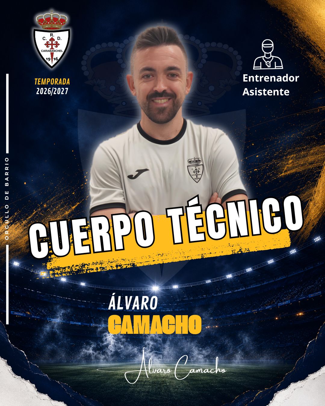 Alvaro Camacho Entrenador Asistente