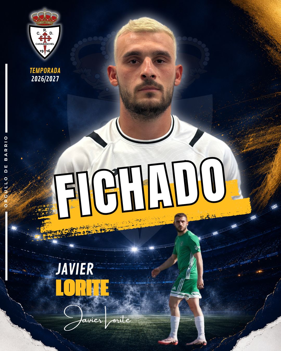 FICHADO Javier Lorite