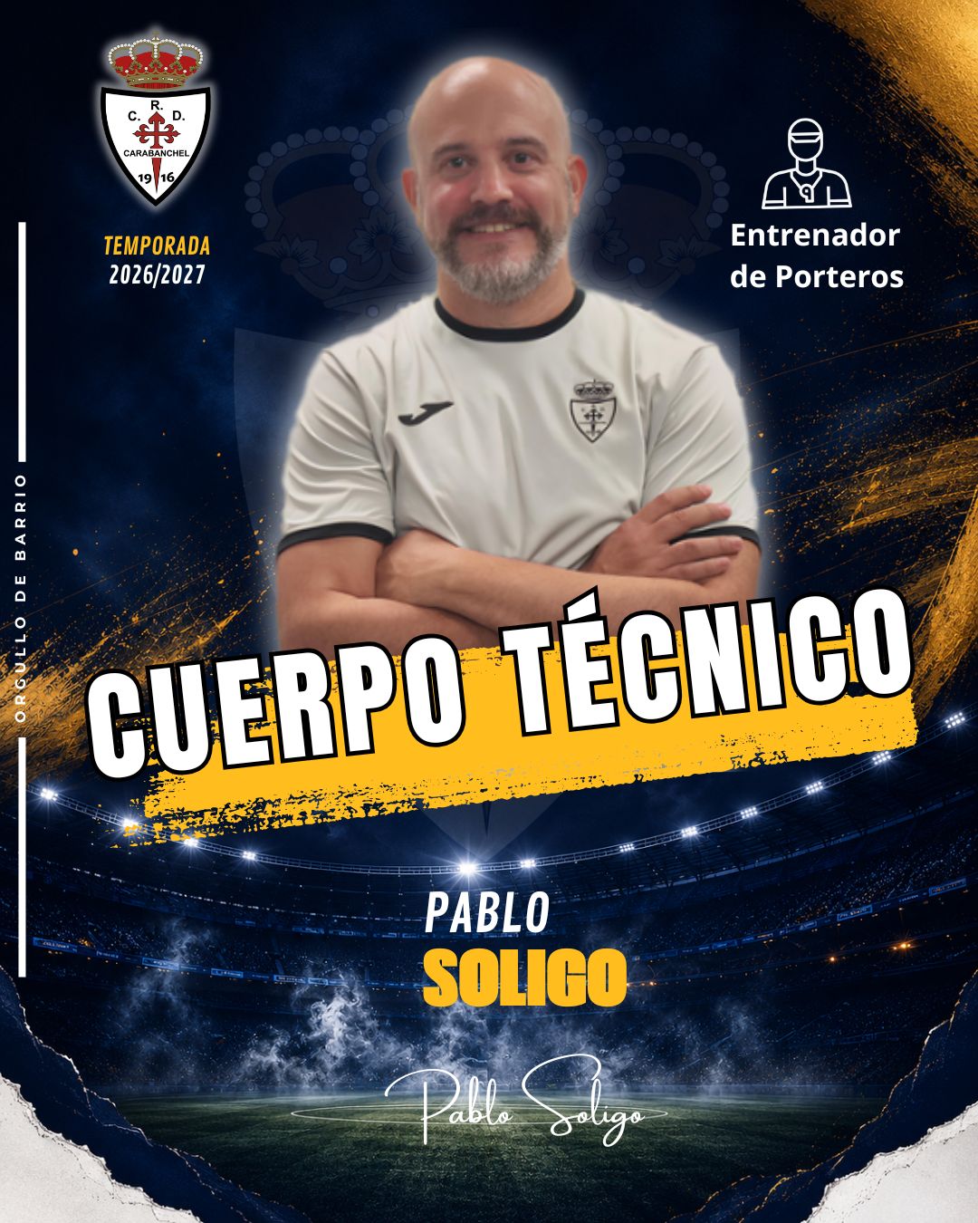 Pablo Soligo Entrenador de Porteros